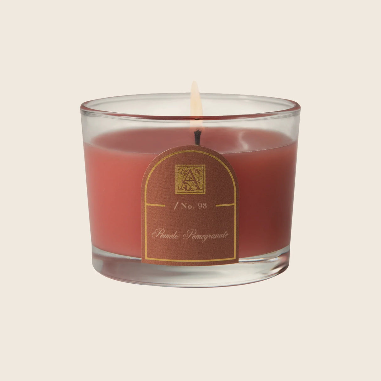 Aromatique Inc. - Petite Tumbler Glass Candle  Pomelo Pomegranate
