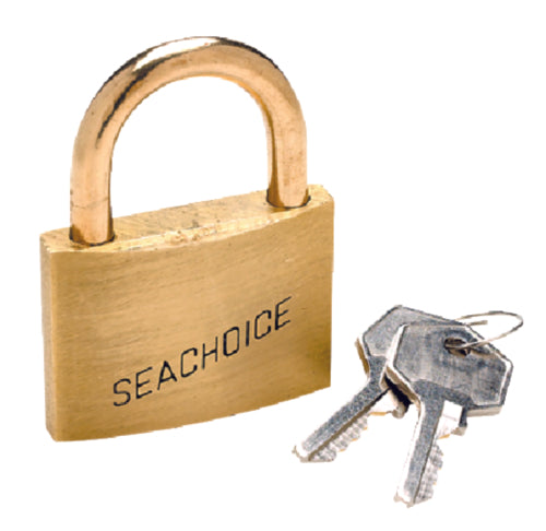 Seachoice 2" Keyed-Alike Solid Brass Padlocks (3 Per Card)