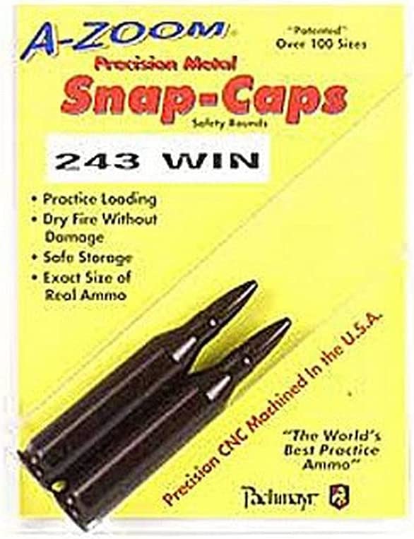 A-ZOOM Snap Caps .243 Winchester 2-Pack