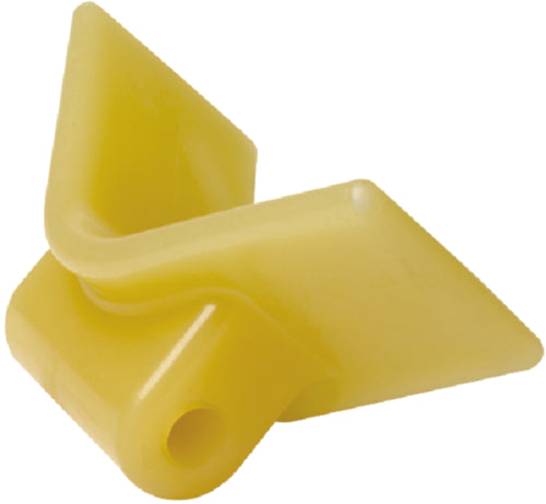 Seachoice Non-Marking TP Yellow Rubber V-Bow Stop 3" x 1/2"