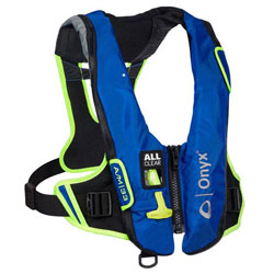 Onyx Impulse A/M-33 All Clear Harness Inflatable PFD Without Harness - Blue