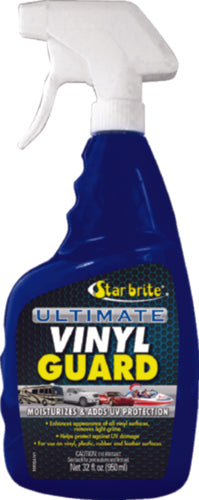 Star Brite Ultimate Vinyl Guard With PTEF – UV Protector For Car, Boat & Motor – 32 Oz Spray – Apple Scent