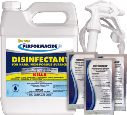 Starbrite Performacide® Disinfectant For Hard  Non-Porous Surfaces  Gal.