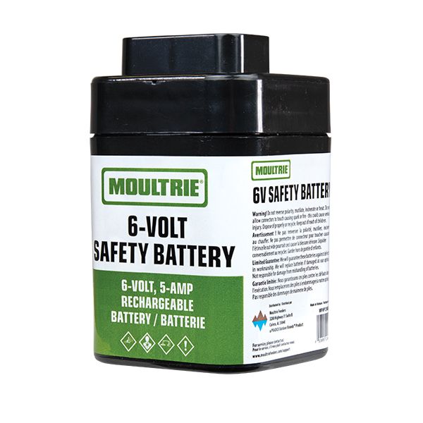 Batería de seguridad recargable Moultrie de 6 voltios 