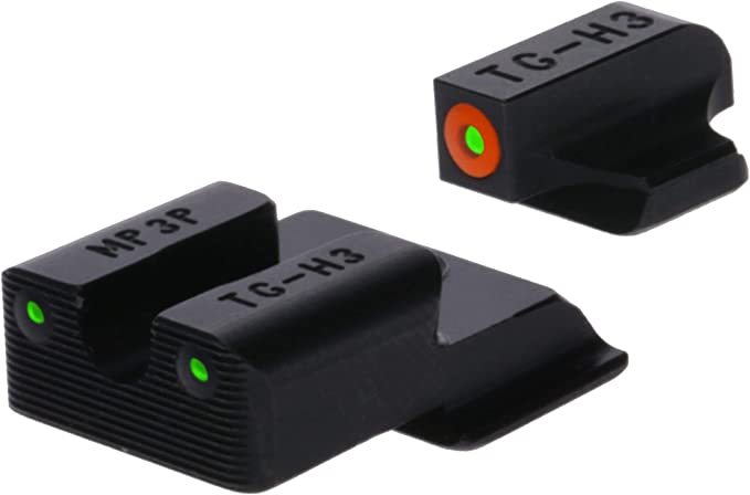 TruGlo Tritium Pro - Miras nocturnas para pistola Smith &amp; Wesson que brillan en la oscuridad 