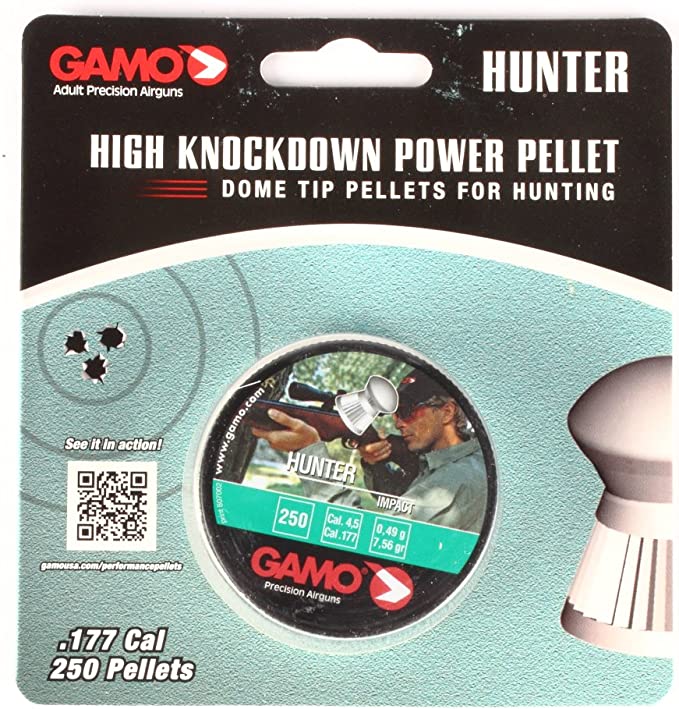 Gamo Hunter Round Nose Pellets .177 Cal - 250ct