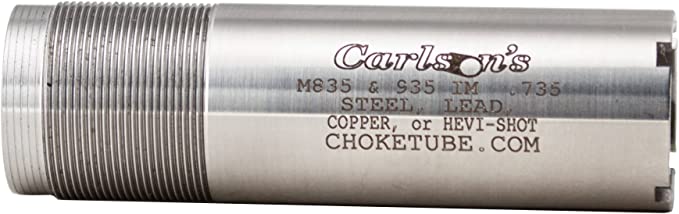 Carlson's Choke Tube Mossberg M835/M935 12 Gauge Flush Mount Replacement Stainless Choke Tube  Imp Mod  Silver
