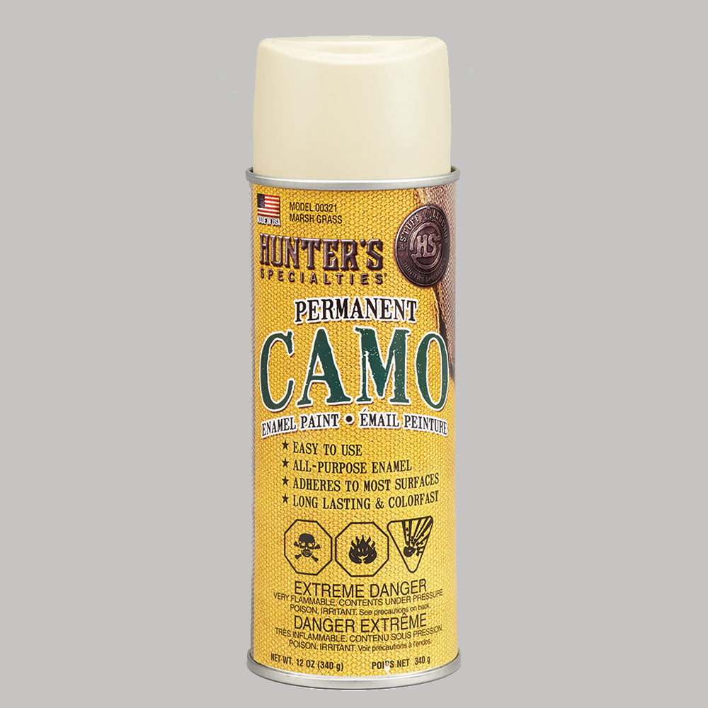 Hunters Specialties® Permanent Camo Spray Paint - Marsh Grass (Tan) 12 –  Neuse Sport Shop