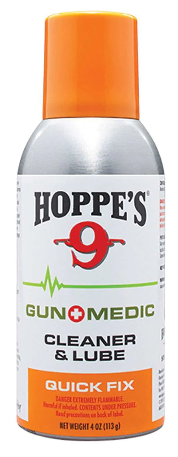 Hoppes Gun Medic Quick Fix Cleaner/Lubricant 4 oz Aerosol