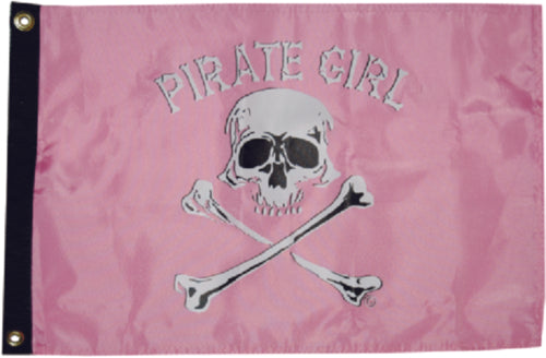 Taylor Made Boat Flag Pirate Girl 12" x 18"
