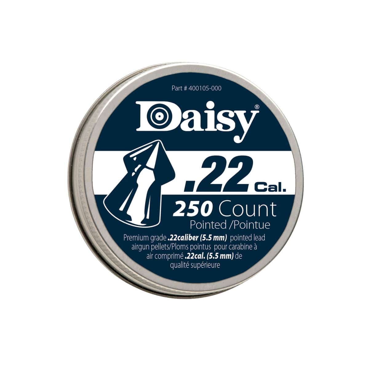 Pellets puntiagudos Daisy .22 Cal - 250 unidades