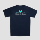Beach And Barn Surfing Rooster Tee Shirt