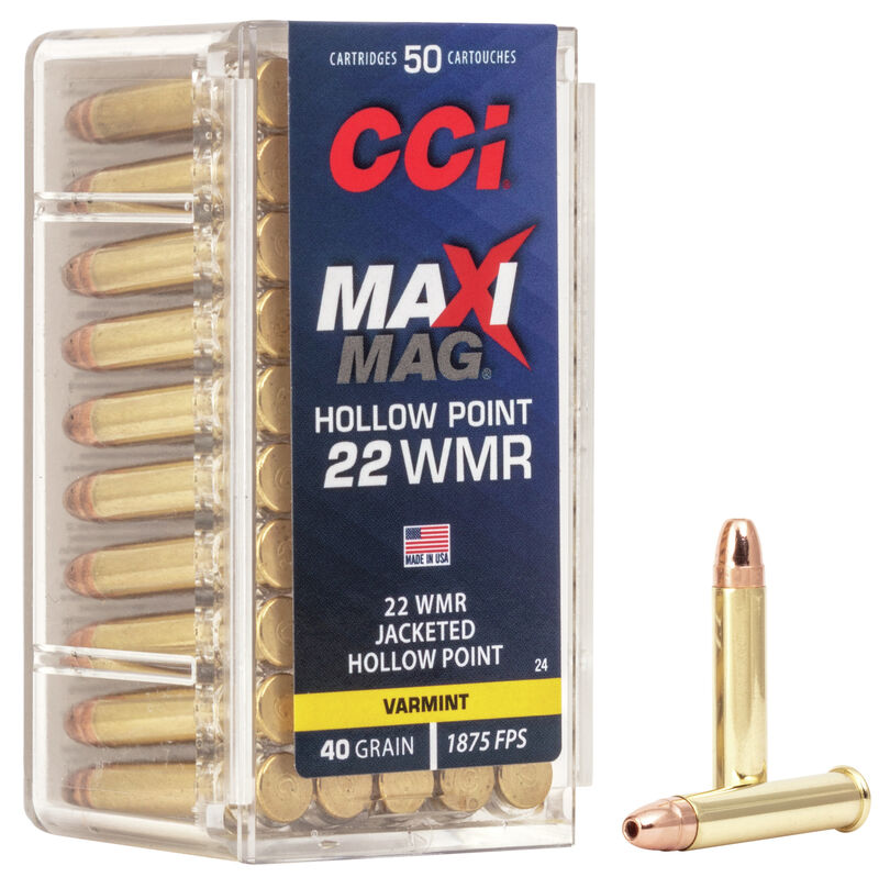 CCI Rimfire Ammo 22 50 Rounds Maxi Mag