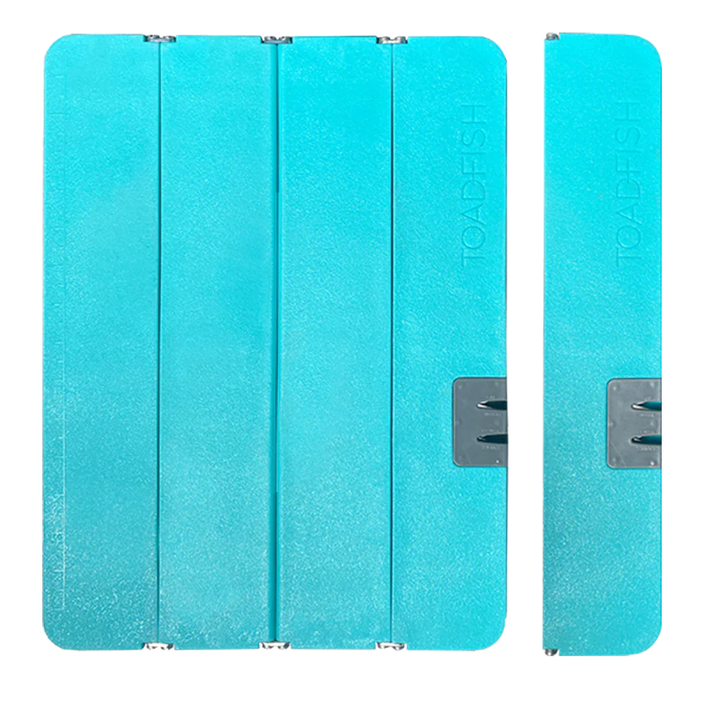 Toadfish Folding Cutting Board with Built in Knife Sharpener - Teal