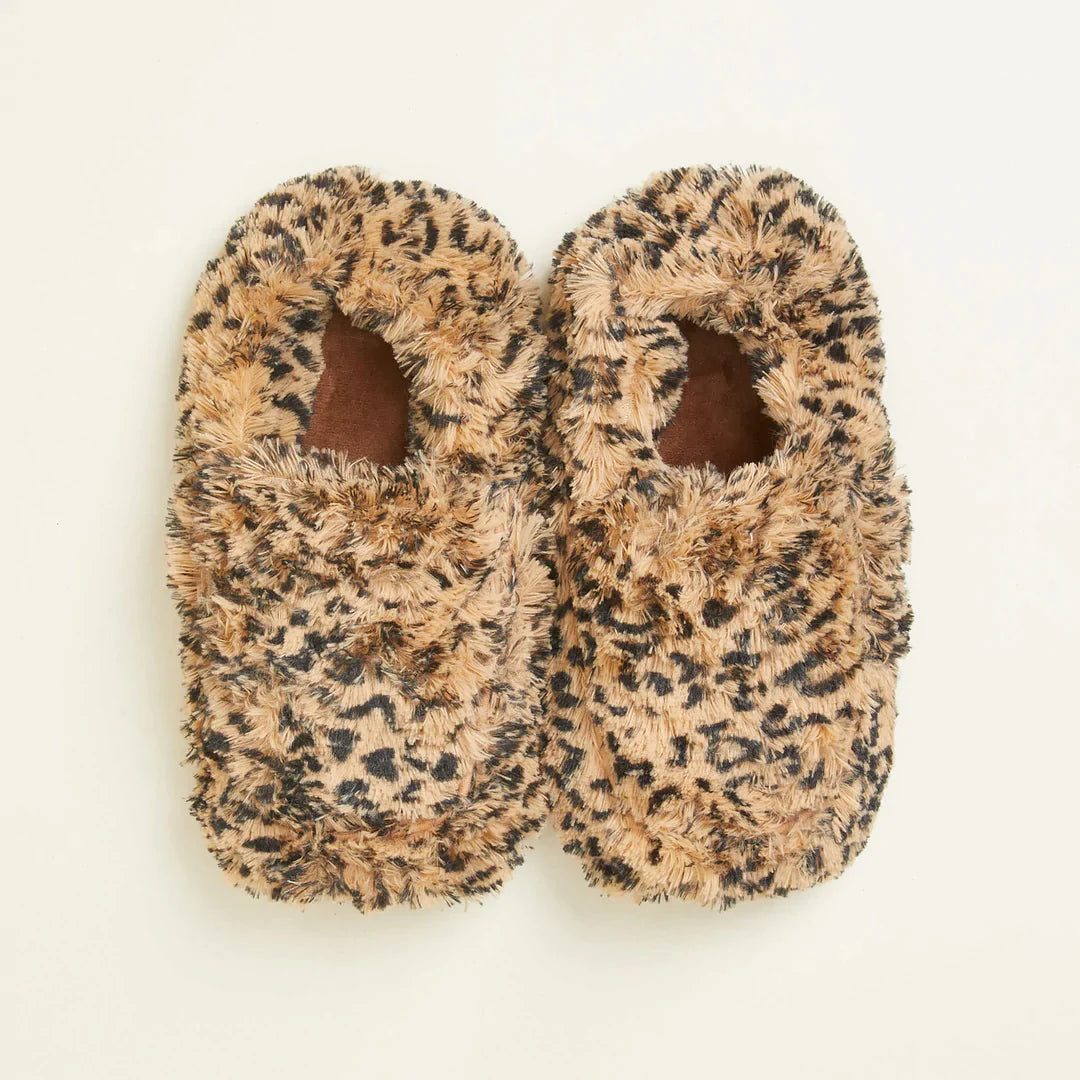 Pantuflas Warmies de leopardo