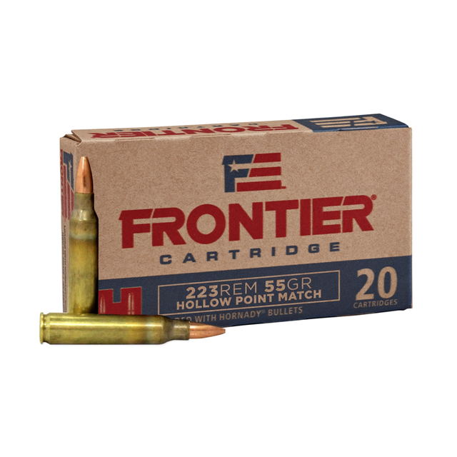 Hornady FR140 Frontier .223Rem 55gr. HP Match Ammo
