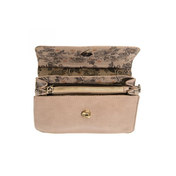 Joy Susan Aria Ring Bag - Latte/Gold