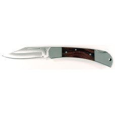 Ruko 3-1/2-Inch Blade Folding Knife with Plain Edge Hardwood Handle