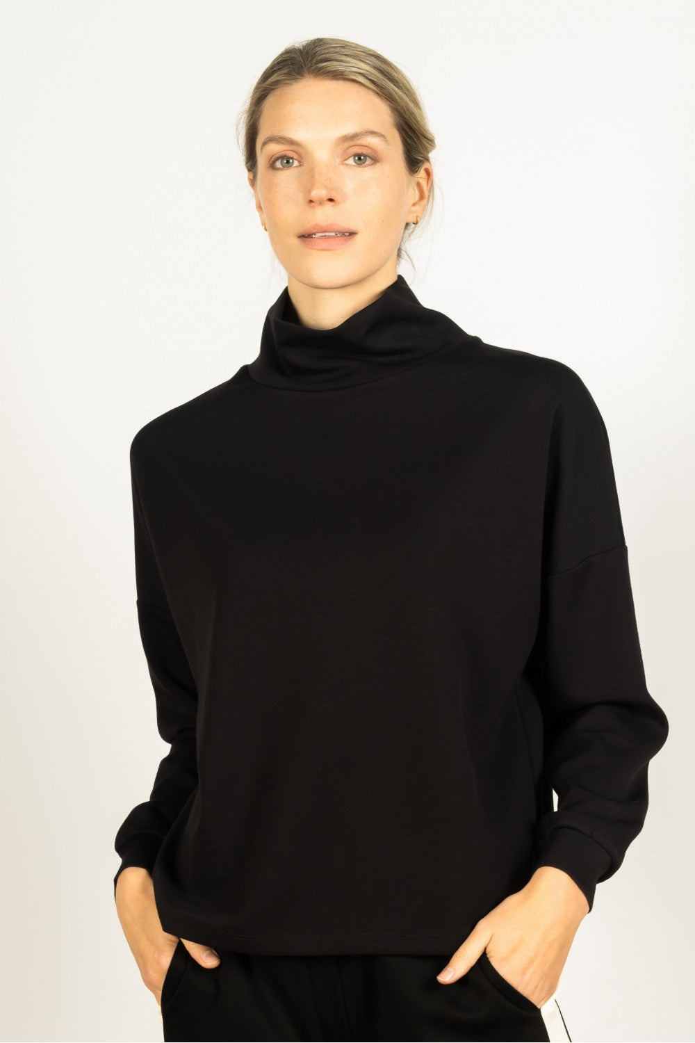 Before You Scuba Cowl Neck Long Sleeve Top