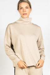 Before You Scuba Cowl Neck Long Sleeve Top