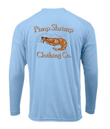Pimp Shrimp Performance Sport Fishing Long Sleeve Tee