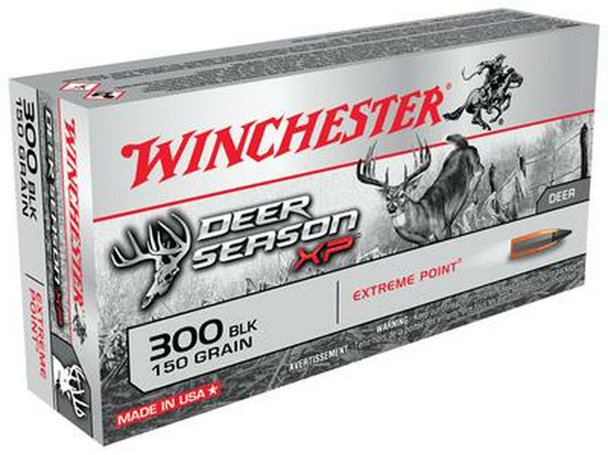 Winchester Deer Season XP .300 AAC Blackout Punta de polímero de punta extrema de 150 granos