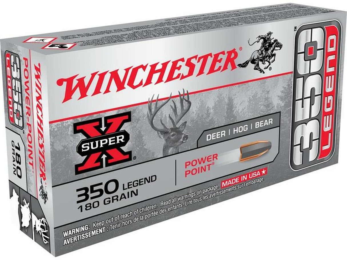Winchester Super-X 350 Legend 180 Grain Power-Point 20 Rounds