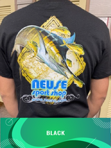 Neuse Sport Shop T-Shirt Marlin Map