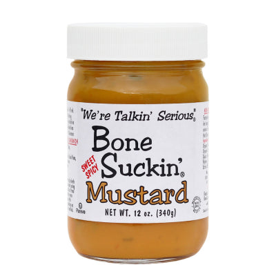 Bone Suckin' 3517 Mustard 12oz Sweet Hot 12oz.