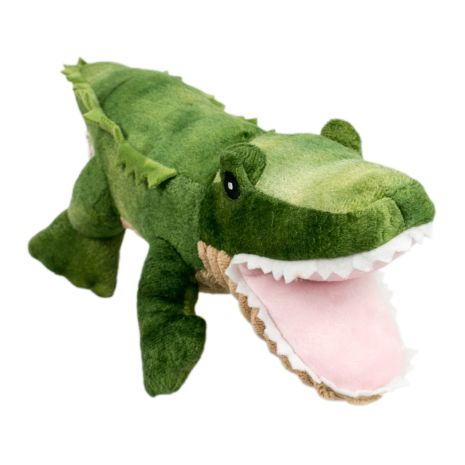 Tall Tails Plush Gator With Squeaker & Crunch 15"