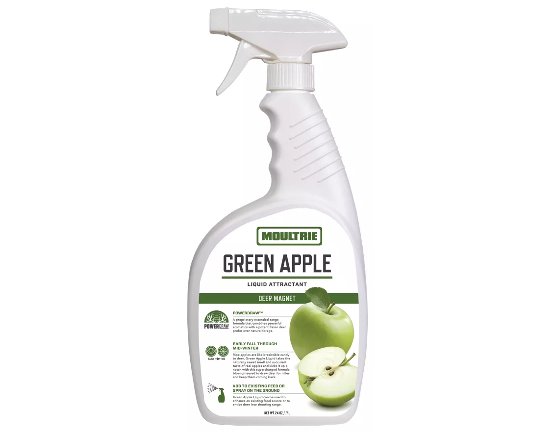 Moultrie Deer Magnet Green Apple Spray - 24 Oz
