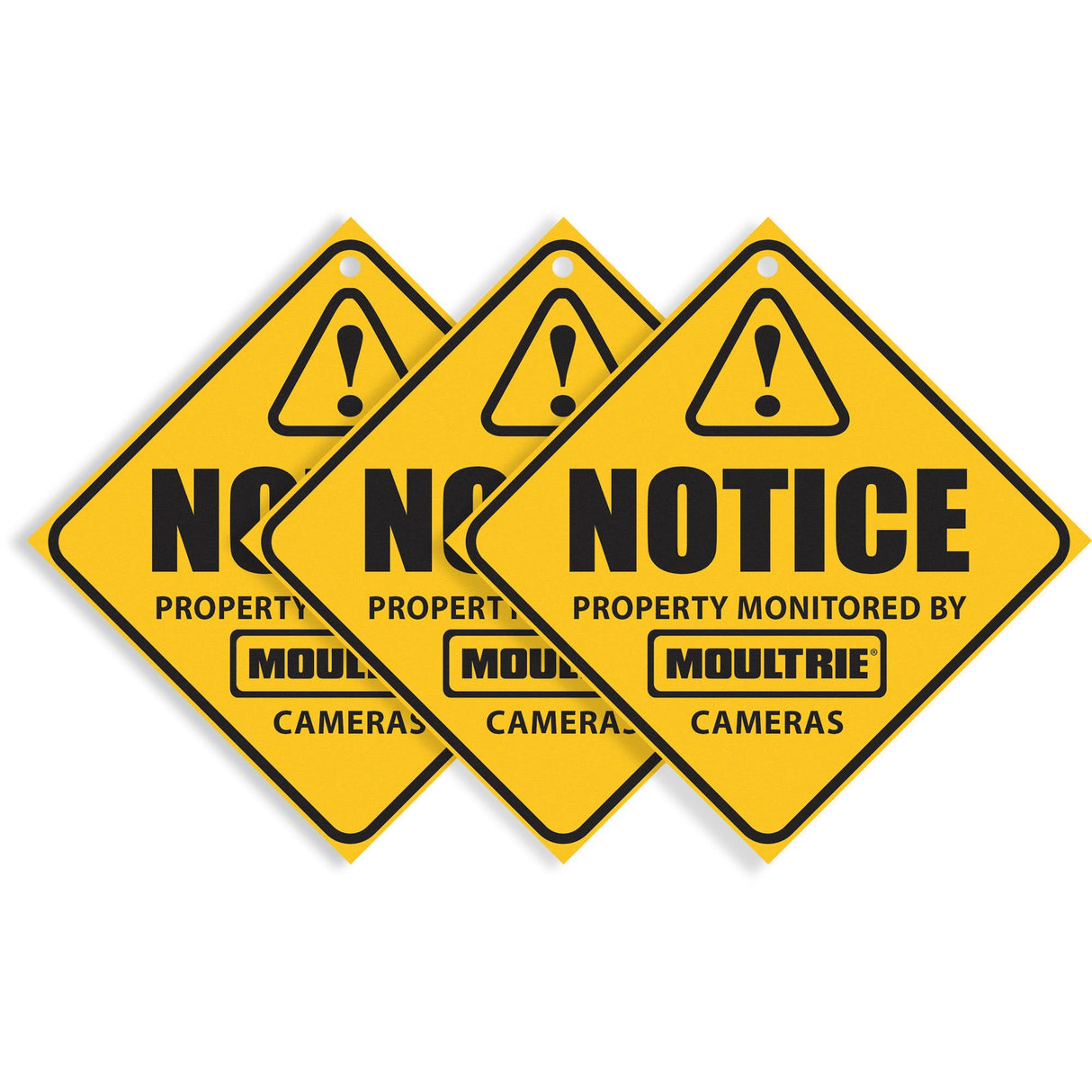 Moultrie Camera Surveillance Signs (3-Pack)
