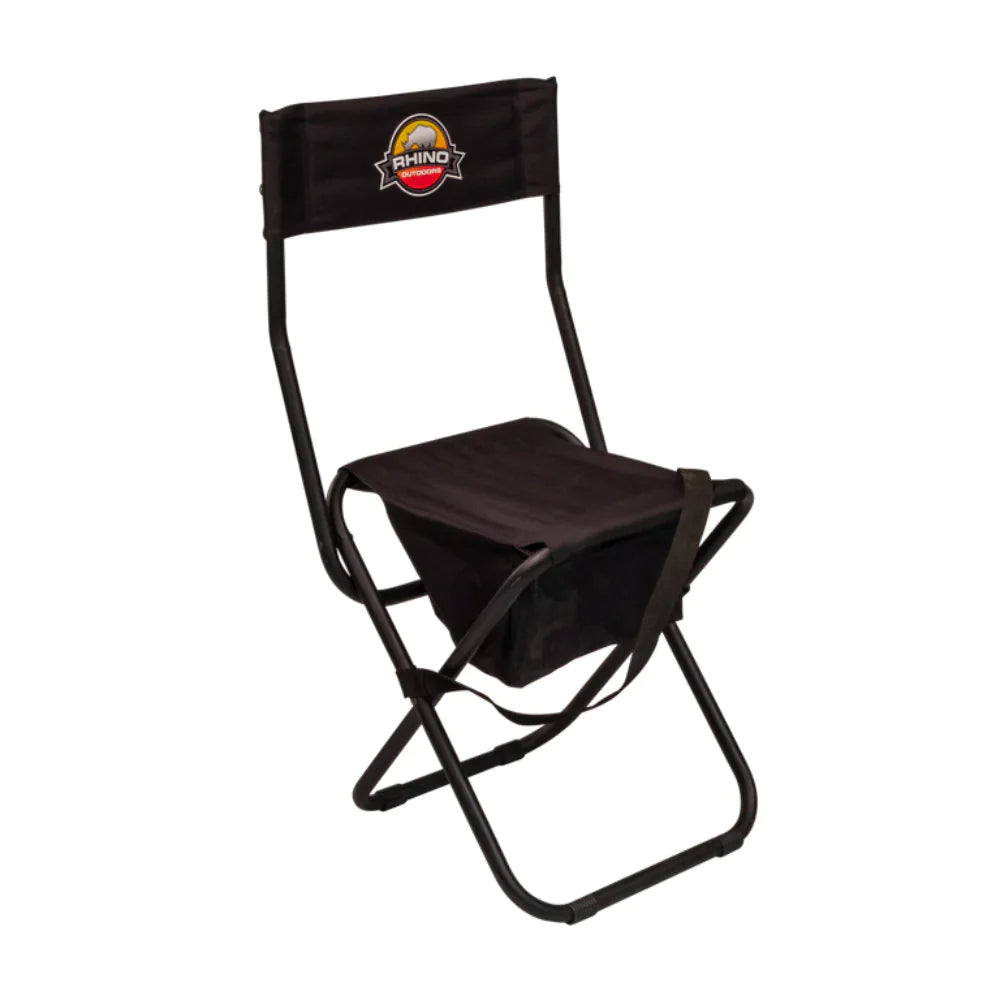 Rhino Outdoors Folding Hunting Chair With Storage Pouch