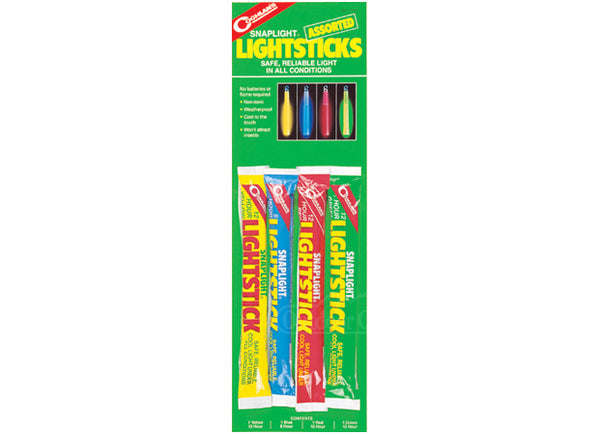 Coghlans Snapstick Lightsticks - Asstored - 4 Pack