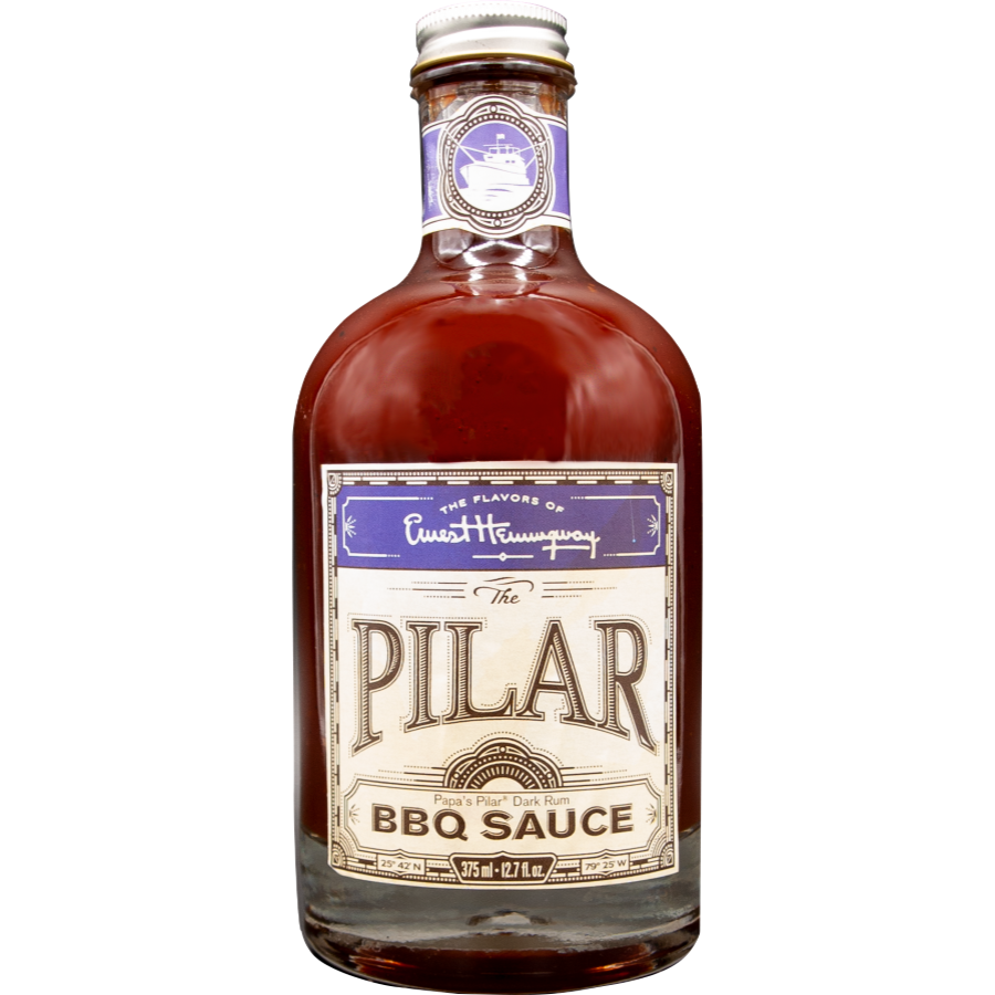 The Pilar BBQ Sauce with Papa’s Pilar Dark Rum  12.7 Fl Oz.
